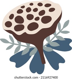 The decorative bouquet. An isolated element on transparent background. Use this element to create design for your product. Vector graphic.