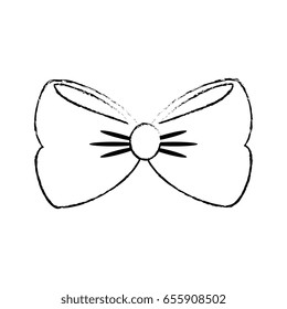 Decorative bow isolated