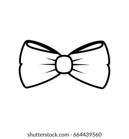 Decorative bow isolated