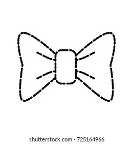 Decorative bow isolated