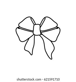 Decorative bow ribbon