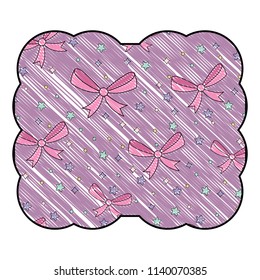 decorative bow and stars 