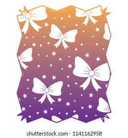 decorative bow and stars