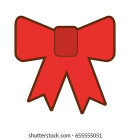 decorative bowtie isolated icon