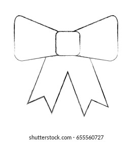 decorative bowtie isolated icon