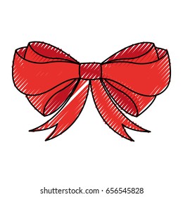 decorative bowtie isolated icon