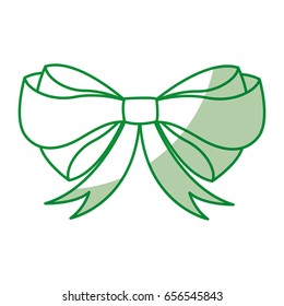 decorative bowtie isolated icon