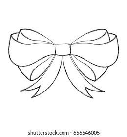 decorative bowtie isolated icon