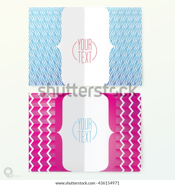 Decorative Brackets Text Box On A4 Stock Vector Royalty Free