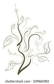 Decorative branch.