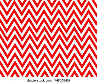 Decorative broken red line on white background. Simple illustration.