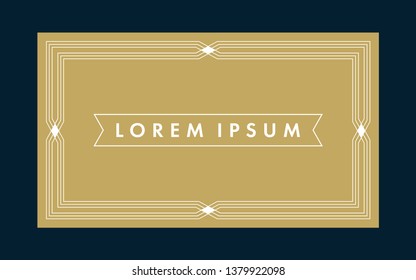 Decorative Business & Gift Card Template (Live Stroke Path)