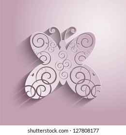 Decorative butterfly background