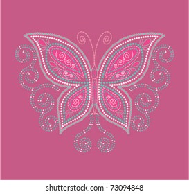 decorative butterfly dots