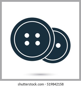 Decorative buttons icon. Simple design for web and mobile