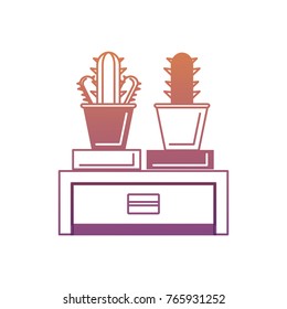 decorative cactus plant icon