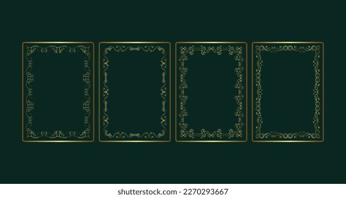 Decorative calligraphic design elements eps vector