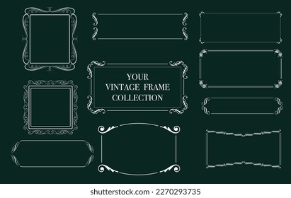 Decorative calligraphic design elements eps vector
