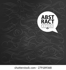 Decorative, calligraphic  design elements, pattern can be used for invitation, congratulation