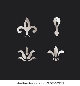 Decorative calligraphic ornaments vector set