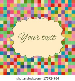 Decorative card.