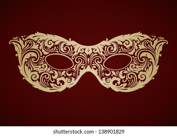 Decorative carnival mask