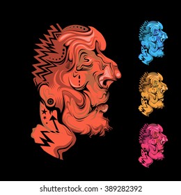 Decorative Cartoon Face