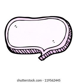 burbuja decorativa del discurso de dibujos animados
