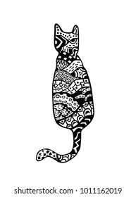 Decorative cat design