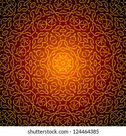 Decorative Celtic Mandala Background (EPS10 Vector)