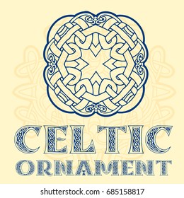 Decorative Celtic ornament for your designs