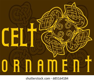 Decorative Celtic ornament for your designs