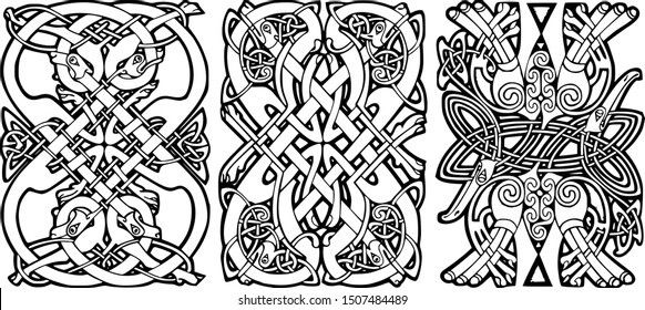decorative celtic patterns vector graphics

