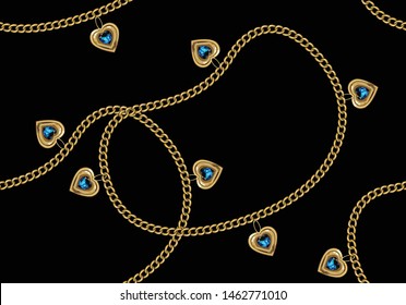 decorative chain design vector design