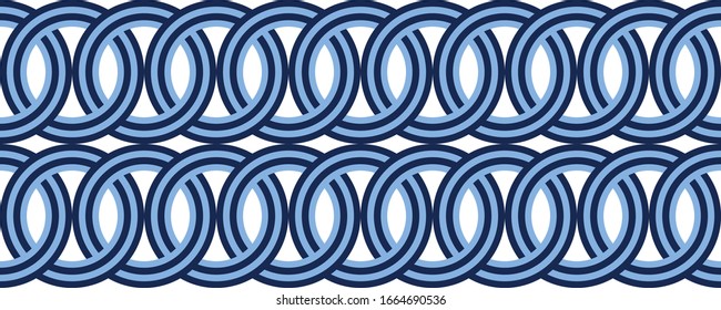 Decorative chain for fashion prints.EPS10 Illustration.