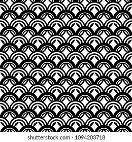 Decorative chain mail seamless pattern