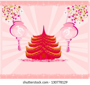  Decorative Chinese landscape card