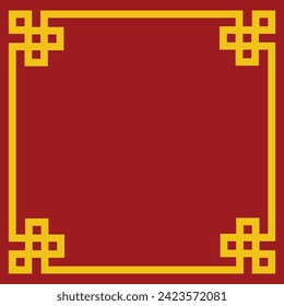 Decorative Chinese Style Borders and Frames Free Vector Editable Background