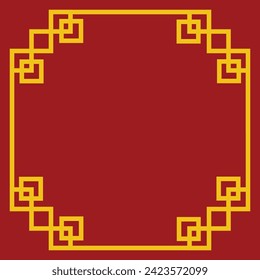 Decorative Chinese Style Borders and Frames Free Vector Editable Background
