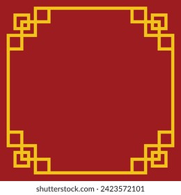Dekorative chinesische Stilgrössen und -rahmen - freier, vektorbearbeitbarer Hintergrund