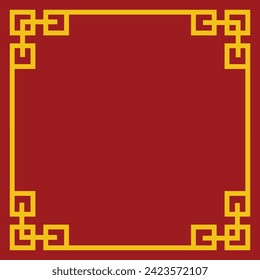 Decorative Chinese Style Borders and Frames Free Vector Editable Background