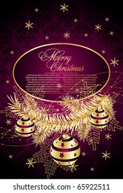Decorative Christmas background