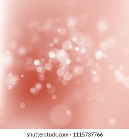 Decorative Christmas background with bokeh lights. EPS 10