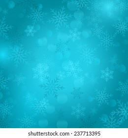 Decorative Christmas background with snowflake design