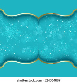 Decorative Christmas background with snowflake design