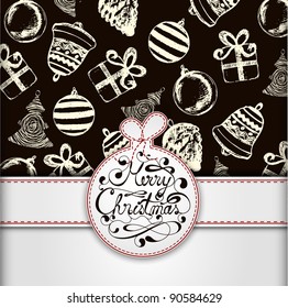 Fondo decorativo de la bola de Navidad