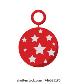 decorative christmas ball icon 