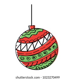 decorative christmas ball ornament icon