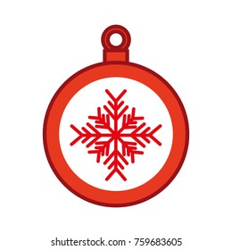 decorative christmas ball ornament icon