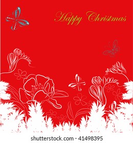 Decorative Christmas card